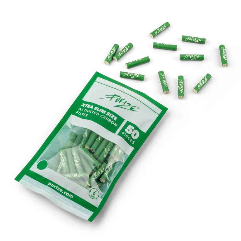 purize filtri carboni attivi verdi 6mm pacchetto da 50 pezzi