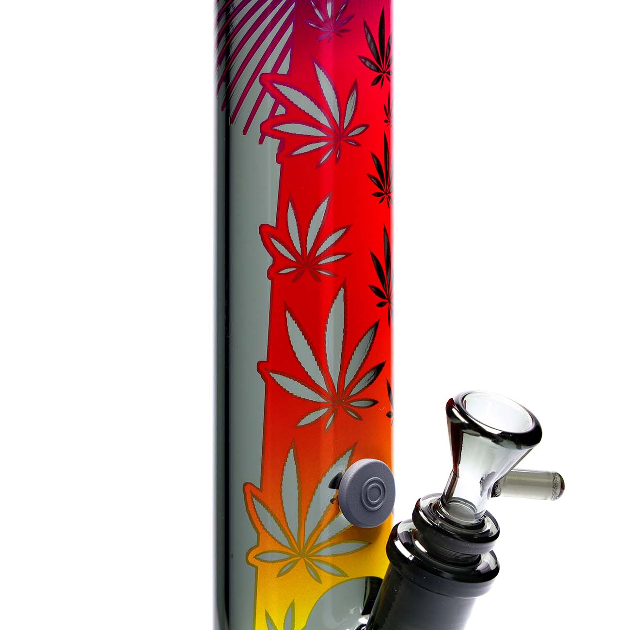 Bong - Black Leaf - FIRE-FLOW™ X - UFO GRADIENT