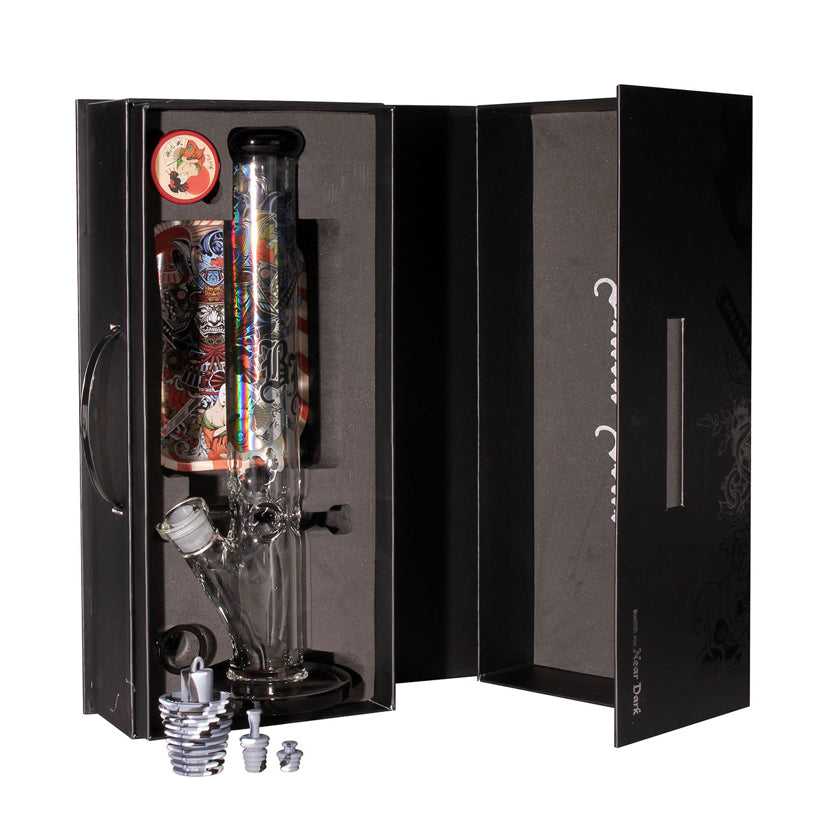 BONG ICE GEISHA SET BONG VASSOIO GRINDER
