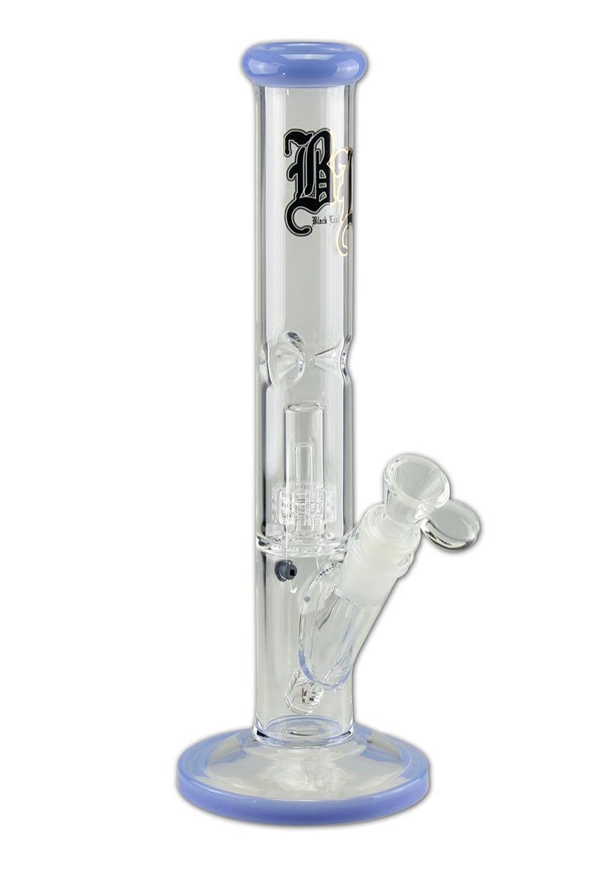 BONG A CILINDRO BLACK LEAF ICE CON PERCOLATORE A TAMBURO