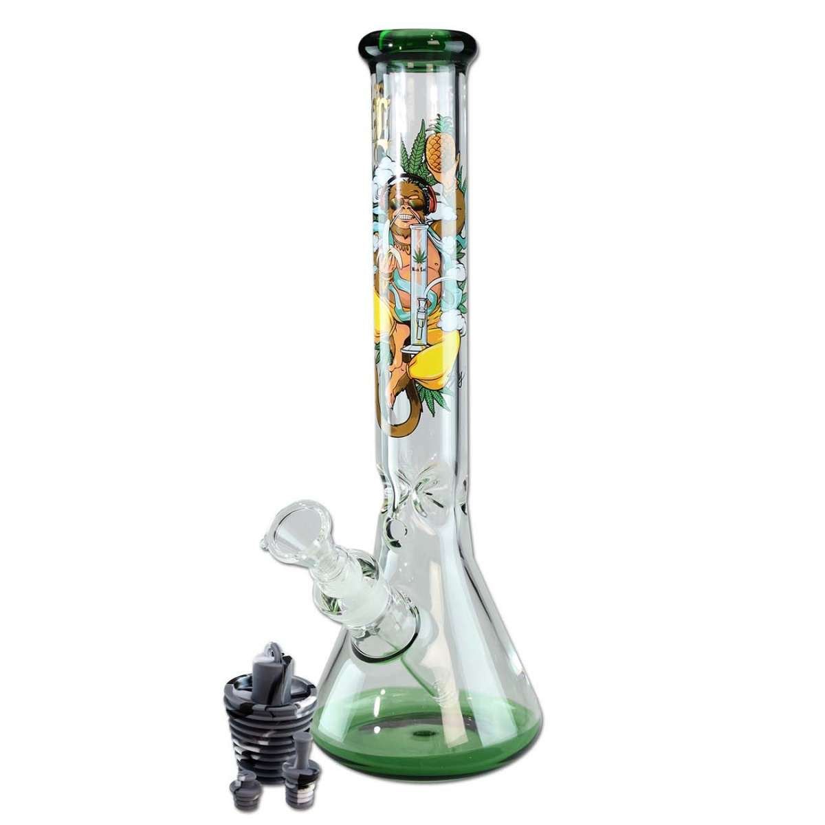 ICE BONG “HANUMAN” BLACK LEAF